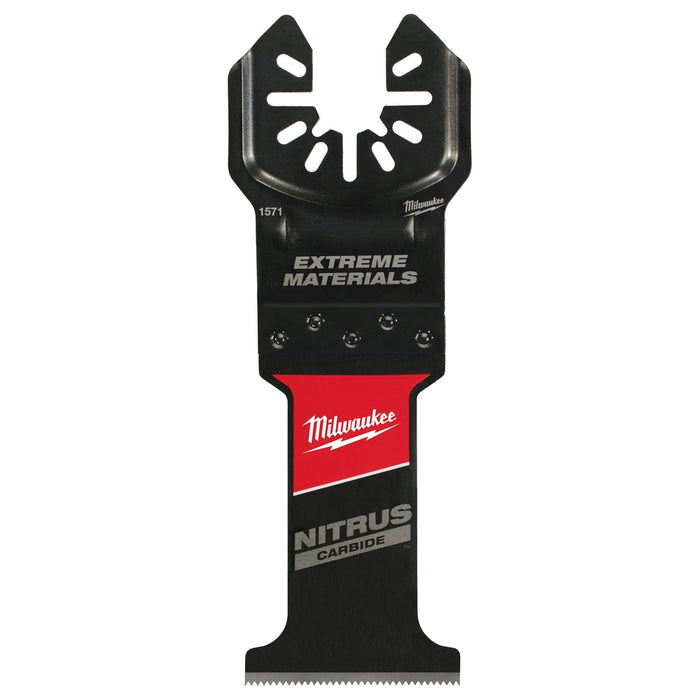 MILWAUKEE NITRUS CARBIDE™ Extreme Materials Universal Fit OPEN-LOK™ Multi-Tool Blade