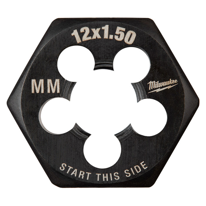 Troquel de roscado hexagonal métrico de 1" MILWAUKEE