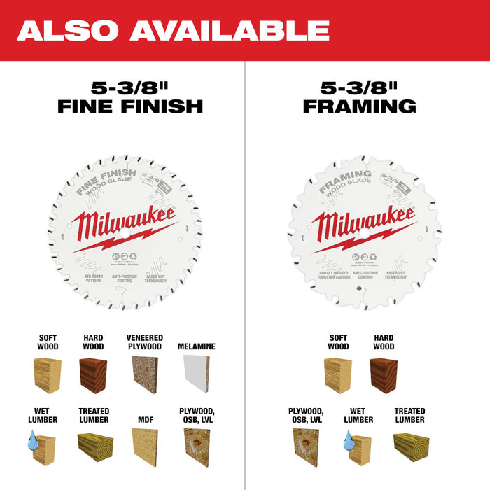 MILWAUKEE M12 FUEL™ 5-3/8" Circular Saw (Tool Only)