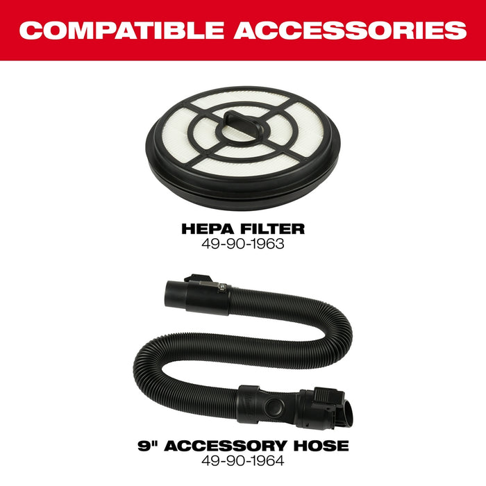 Aspiradora de mochila 3 en 1 MILWAUKEE M18 FUEL™ (solo herramienta)