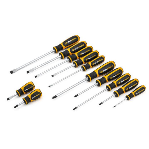 GEARWRENCH 12 PC. Phillips®/Slotted Dual Material Screwdriver Set