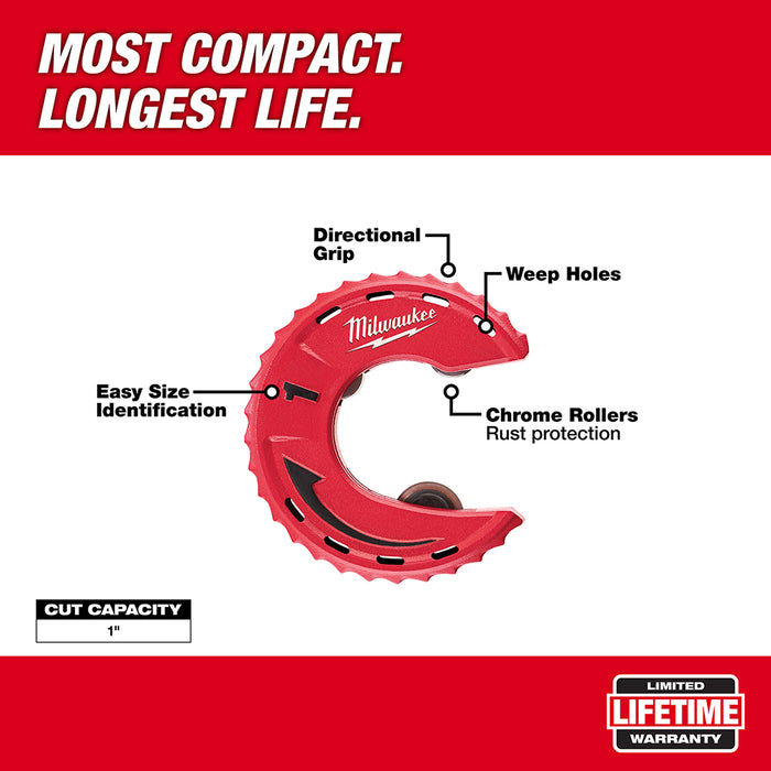 MILWAUKEE 1" Close Quarters Tubing Cutter