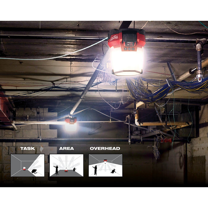 Luz de sitio compacta MILWAUKEE M18™ RADIUS™ con ONE-KEY™ (solo luz)