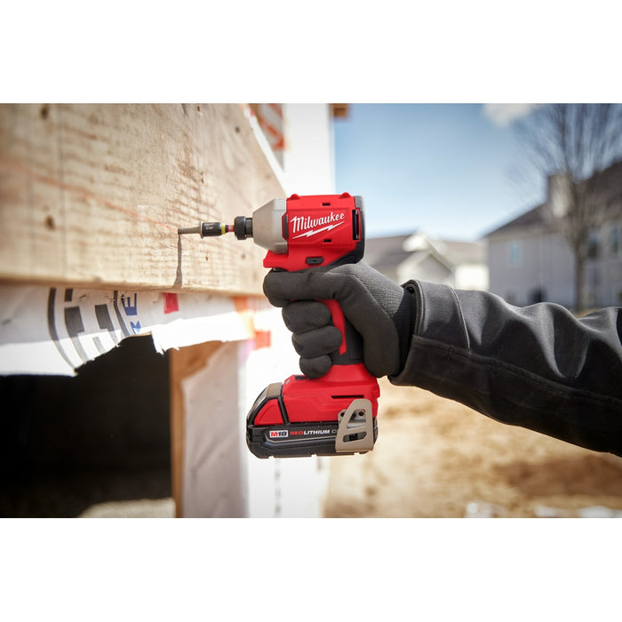 MILWAUKEE M18™ Atornillador de impacto compacto hexagonal de 3 velocidades de 1/4" (solo herramienta)