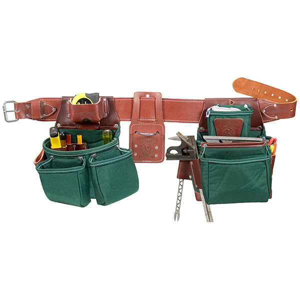 OCCIDENTAL LEATHER OxyLights Framer Tool Belt Package w/ Double Outer Bags - Left Handed