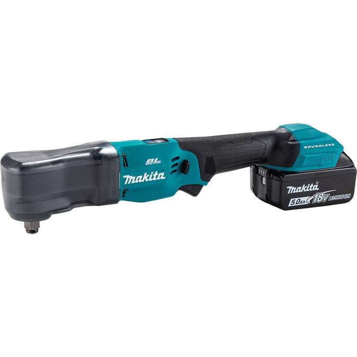 Makita XLT04Z 18V LXT® Lithium-Ion Brushless Cordless High Torque 1/2" Sq. Drive Angle Impact Wrench w/ Friction Ring, Tool Only