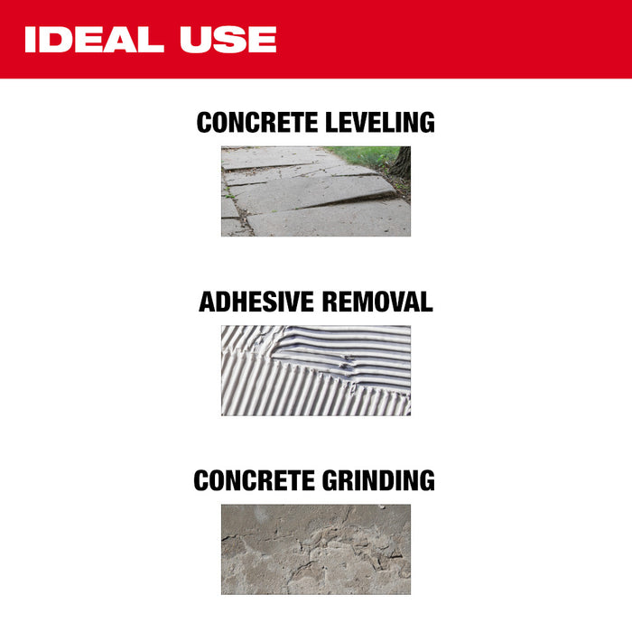 MILWAUKEE 4" DIAMOND MAX™ Turbo Cup Wheel - 12 Segment