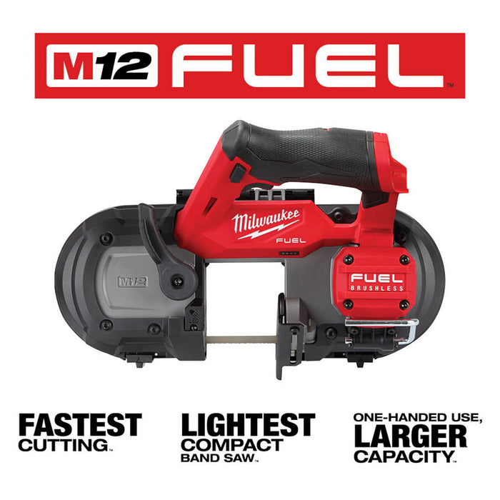 Sierra de cinta compacta MILWAUKEE M12 FUEL™ (solo herramienta)