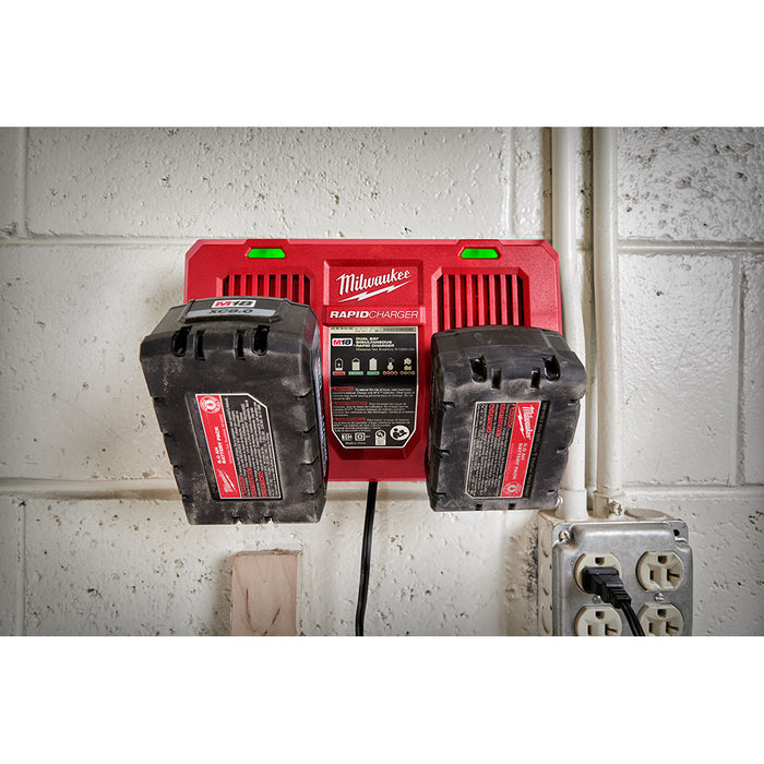 Milwaukee M18 Dual Bay Simultaneous Rapid Charger M18 48-59-1802