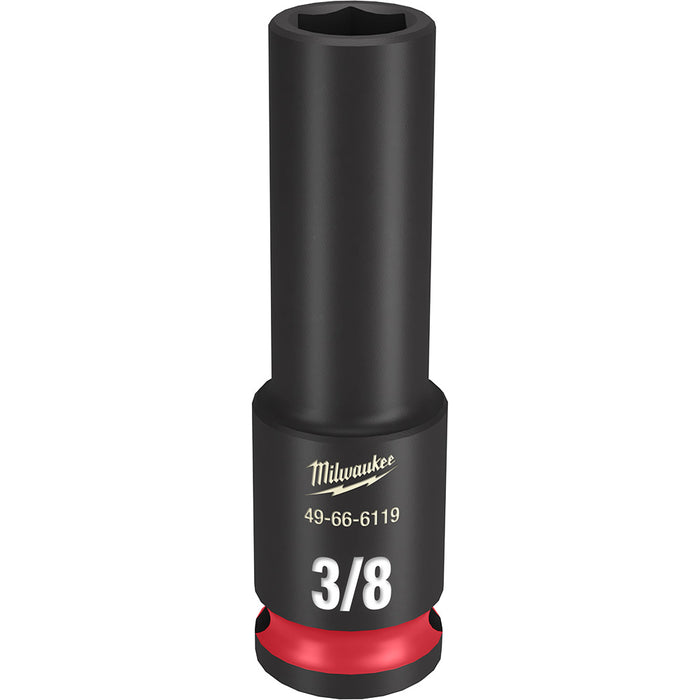 MILWAUKEE SHOCKWAVE Impact Duty 3/8" Drive 3/8" Dado de 6 puntos de profundidad