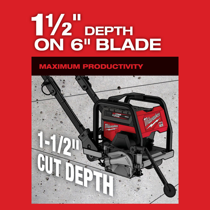 MILWAUKEE MX FUEL™ 6" Green Concrete Saw Kit