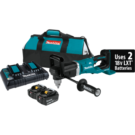 MAKITA 36V (18V X2) LXT® 1/2" Right Angle Drill Kit