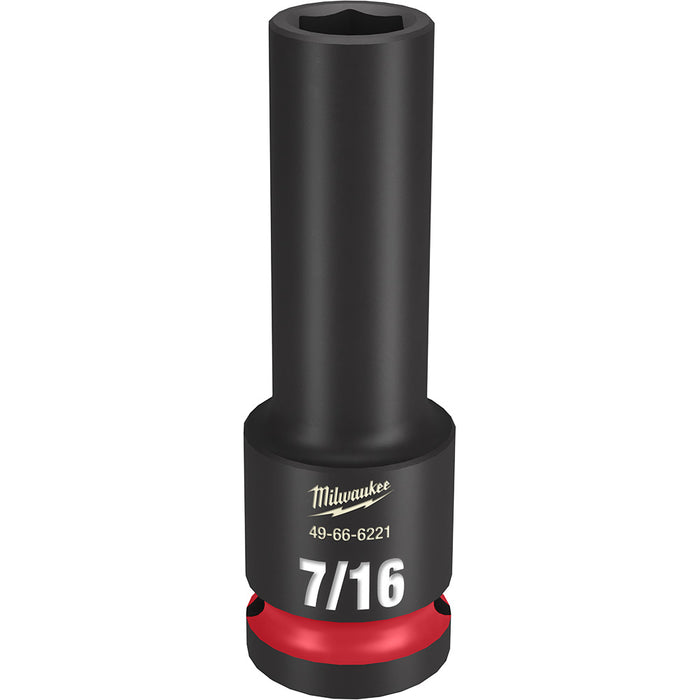 MILWAUKEE SHOCKWAVE Impact Duty 1/2" Drive 7/16" Dado de 6 puntos de profundidad