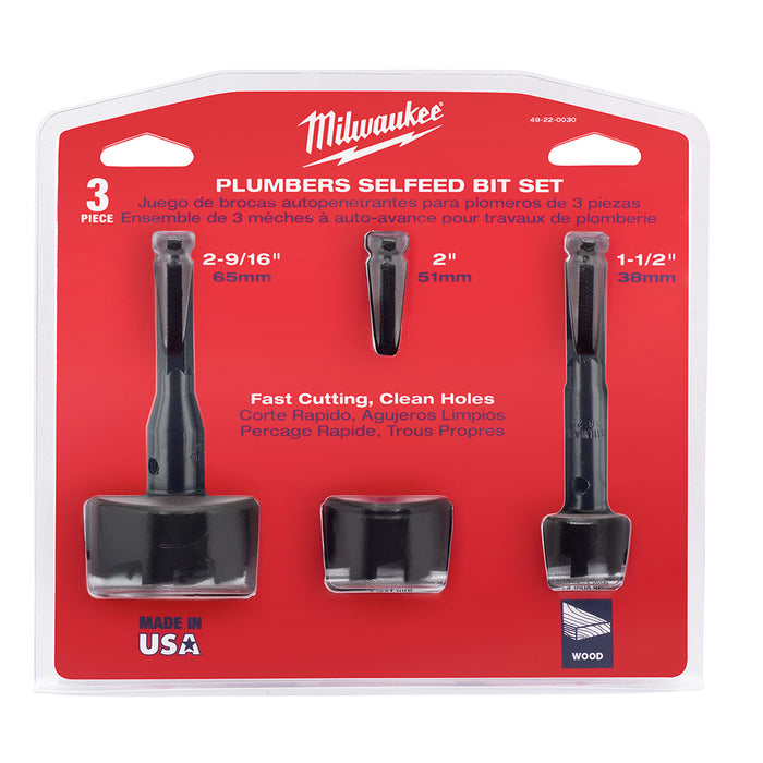 Milwaukee Tools Bit Kit Selfeed 49-22-0030
