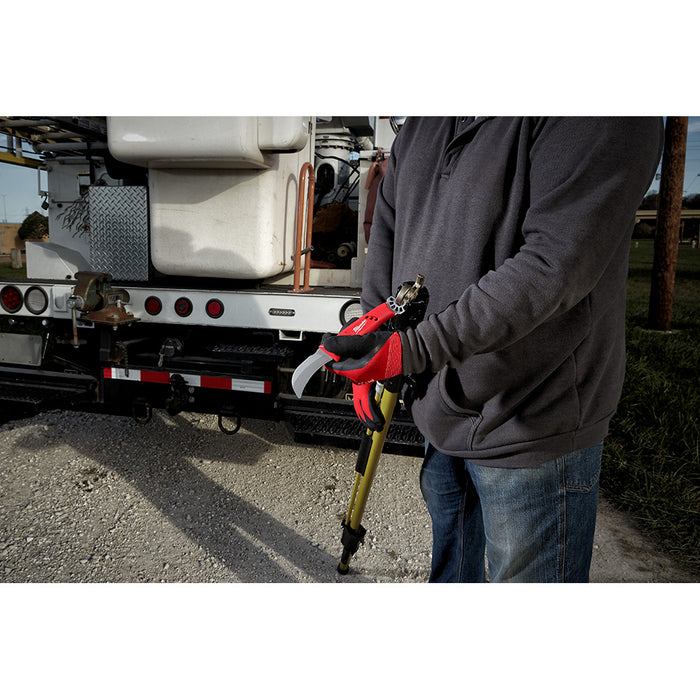 MILWAUKEE Lineman's Hawkbill Knife w/ STICKWORK™ 3 IN 1 Ring