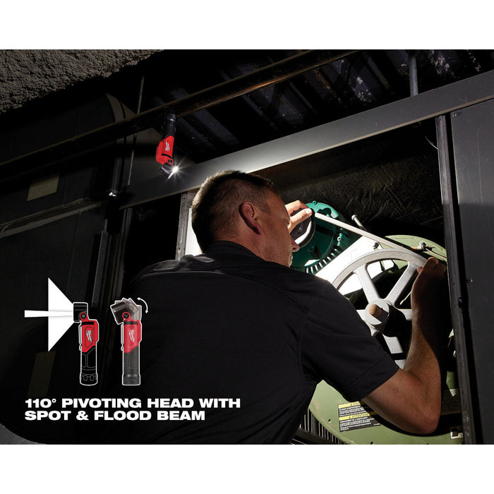 MILWAUKEE REDLITHIUM™ USB Pivoting Flashlight