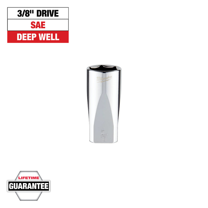 3/8" Drive 7/8" SAE 6-Point Deep Socket