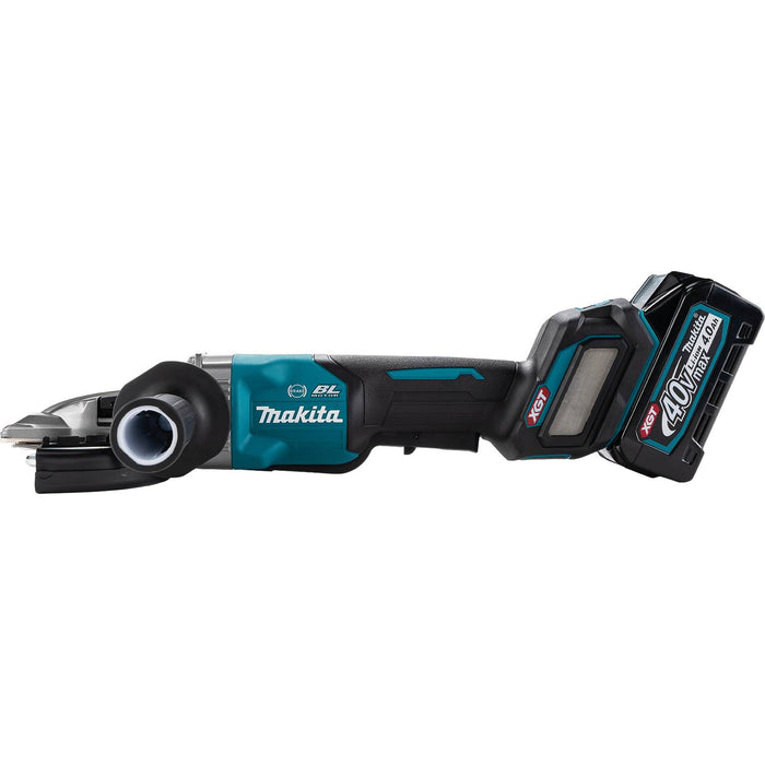 Makita GAG16Z 40V max XGT® Brushless Cordless 5" Paddle Switch Flathead Grinder, Variable Speed, with Electric Brake, Tool Only
