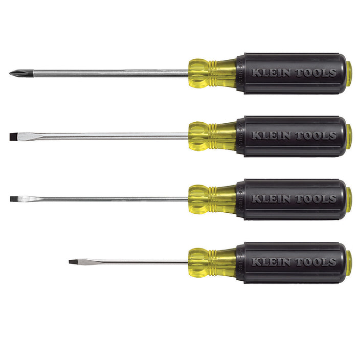 KLEIN TOOLS 4 PC. Mini Slotted & Phillips Screwdriver Set