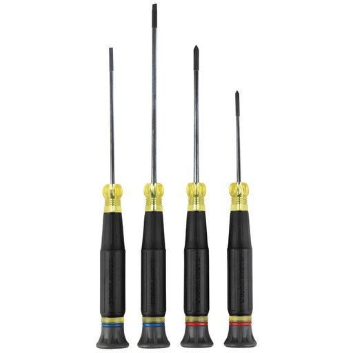 KLEIN TOOLS 4 PC. Slotted & Phillips Precision Screwdriver Set