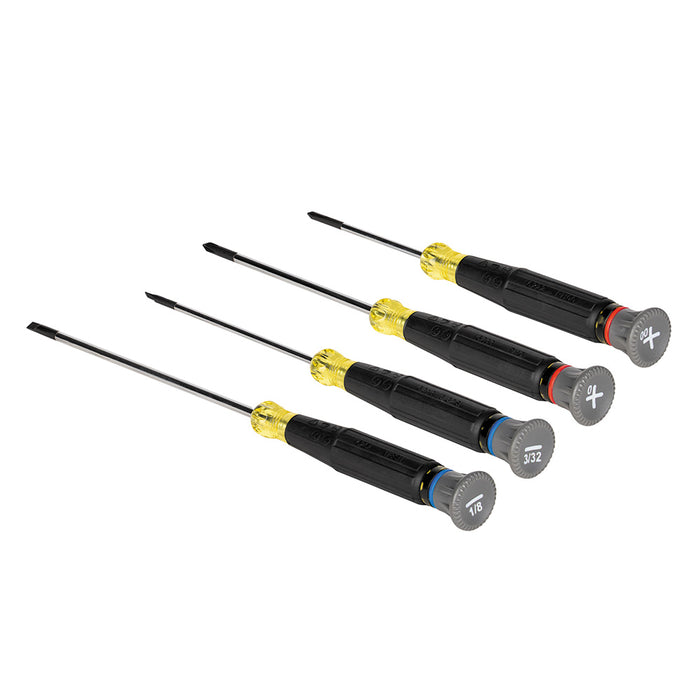 KLEIN TOOLS 4 PC. Slotted & Phillips Precision Screwdriver Set