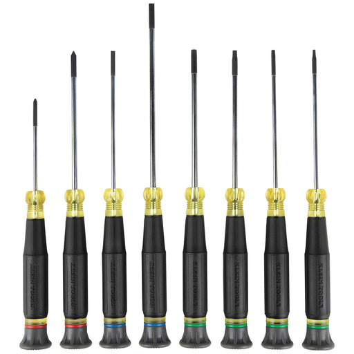 KLEIN TOOLS 8 PC. Slotted, Phillips, & TORX® Precision Screwdriver Set