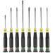 KLEIN TOOLS 8 PC. Slotted, Phillips, & TORX® Precision Screwdriver Set