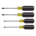 KLEIN TOOLS 4 PC. Square Recess Screwdriver Set