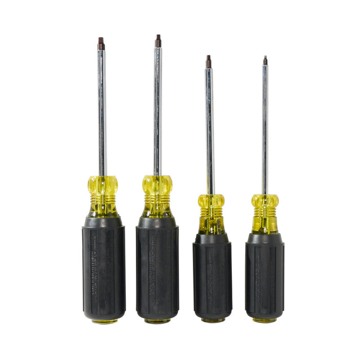 KLEIN TOOLS 4 PC. Square Recess Screwdriver Set