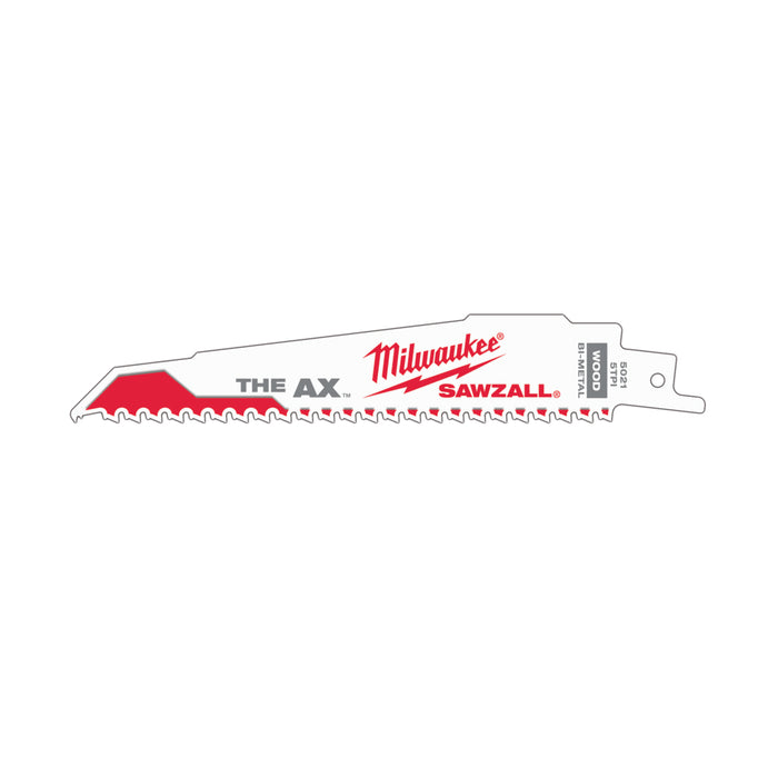 Milwaukee Tools AX SAWZALL BL 5/8T 6LG 100 PK 48-01-7021