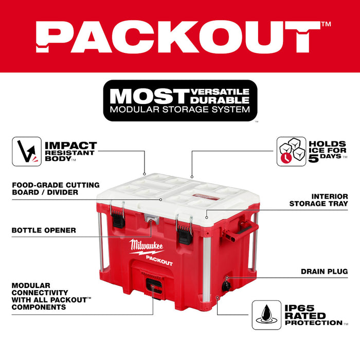 MILWAUKEE PACKOUT™ 40QT XL Cooler
