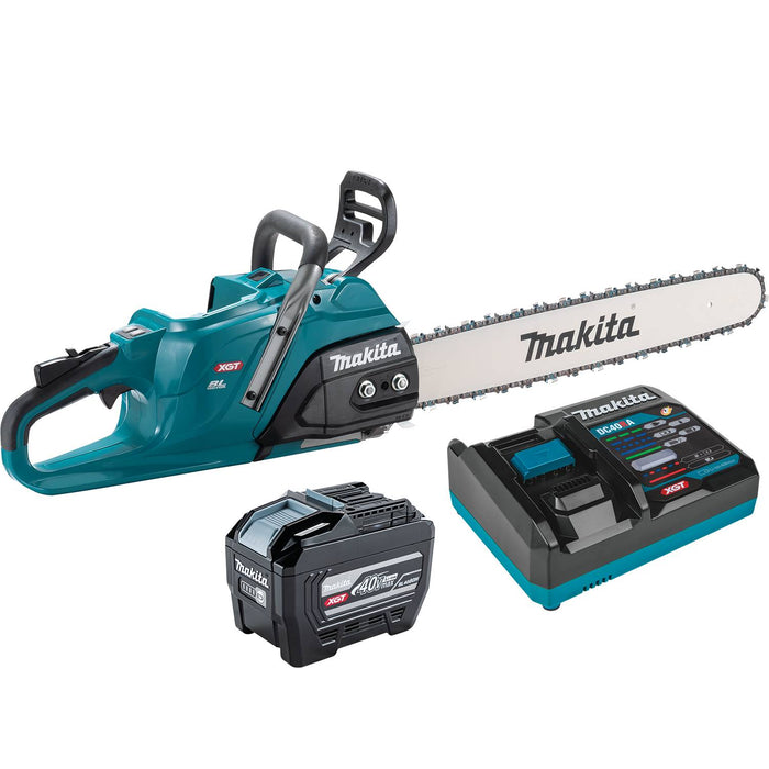Makita GCU08E 40V max XGT® Brushless Cordless 20" Chain Saw Kit, with High Power Battery (8.0Ah)