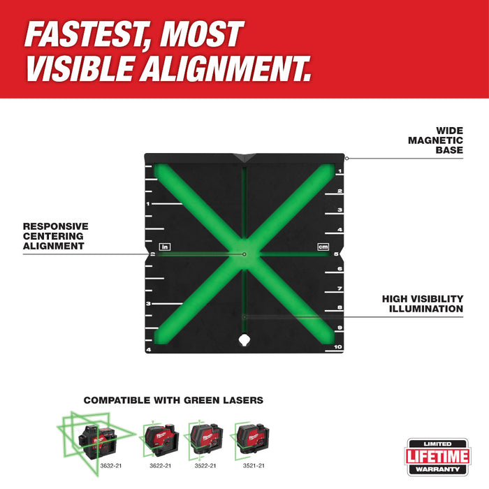 Milwaukee Tools Responsive Laser Align Target 48-35-1111