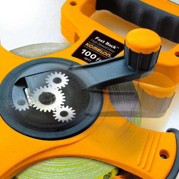 Komelon 100' x 1/2" 3:1 Gear Ratio - Open Reel Fiberglass