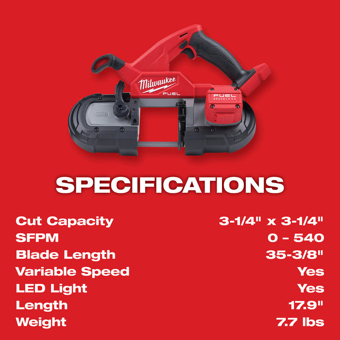 Kit de sierra de cinta compacta MILWAUKEE M18 FUEL™
