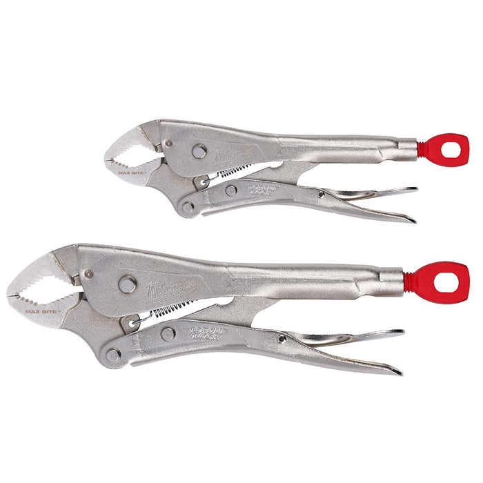 MILWAUKEE 2 PIEZAS. Juego de alicates de bloqueo TORQUE LOCK™ MAXBITE™ de 7" y 10"