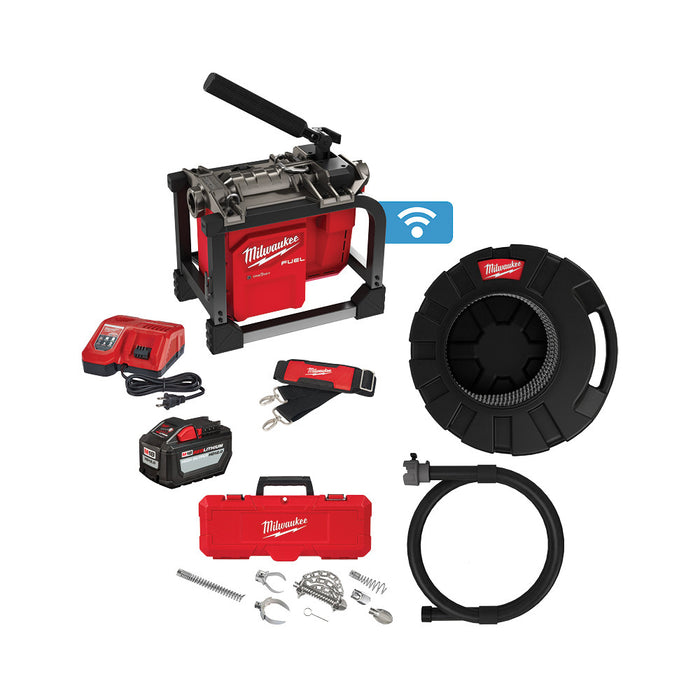 Kit de máquina seccional MILWAUKEE M18 FUEL™ con cable de 7/8”
