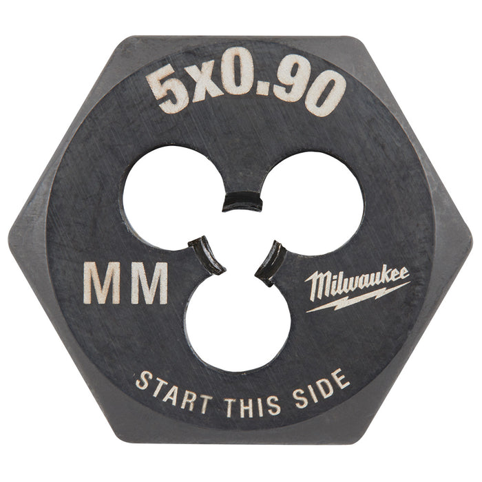 Troquel de roscado hexagonal métrico de 1" MILWAUKEE