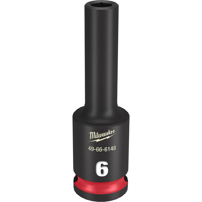 MILWAUKEE SHOCKWAVE Impact Duty 3/8" Drive 6MM Deep 6 Point Socket