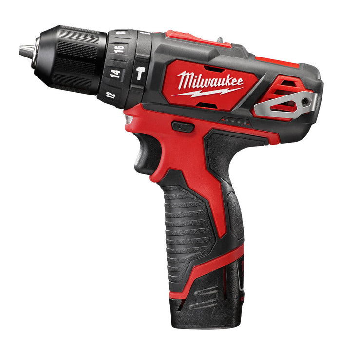 Kit de taladro percutor/destornillador MILWAUKEE M12™ de 3/8”