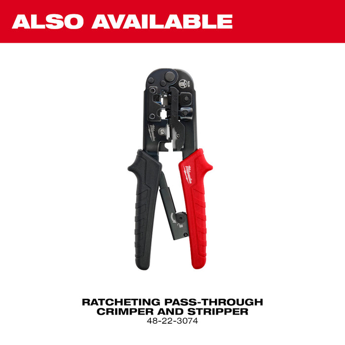 MILWAUKEE Ratcheting Modular Crimper & Stripper
