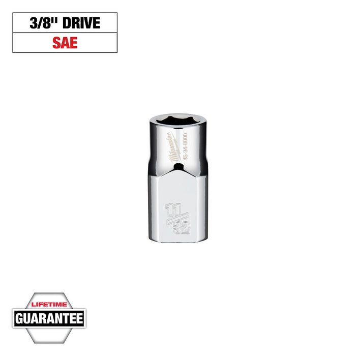 MILWAUKEE 3/8" DRIVE 11/32" SOCKET