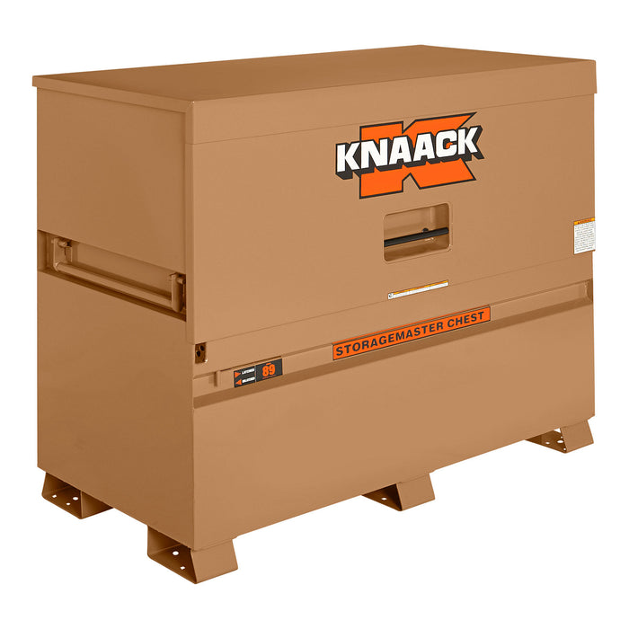KNAACK Model 89-KL STORAGEMASTER Piano Box, 47.8 cu ft, 60 in L x 30 in W x 46 in H, Steel, WATCHMAN IV Lock, incl. 3 KNAACK Padlocks