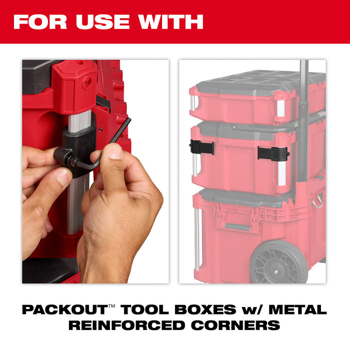 MILWAUKEE PACKOUT™ Tool Box M18™ Battery Rack Attachment