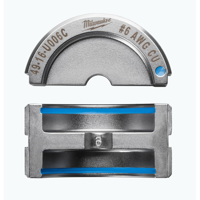 Troquel estilo U de cobre MILWAUKEE #6