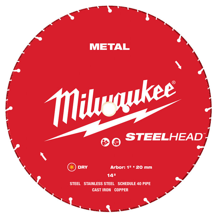 Milwaukee Tools 14” Metal Cutting Diamond Blade 49-93-7840