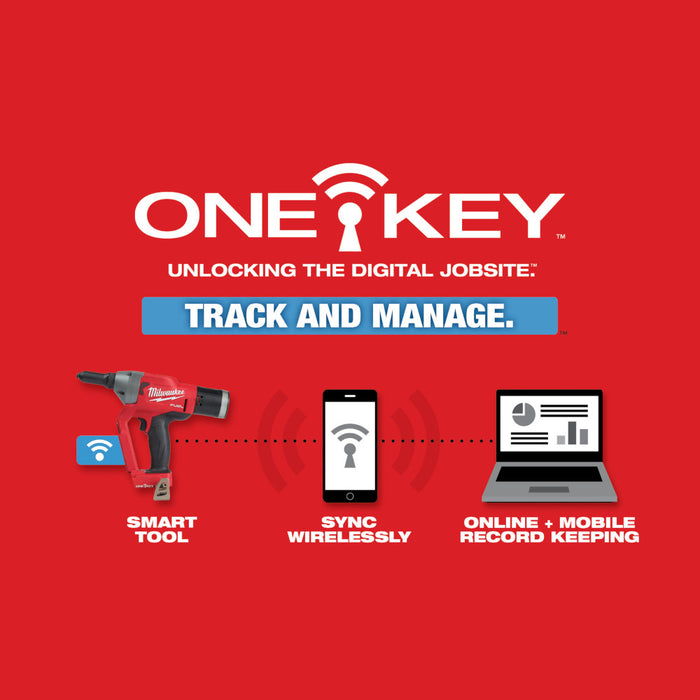 MILWAUKEE M18 FUEL™ 1/4" Blind Rivet Tool w/ ONE-KEY™ (Tool Only)