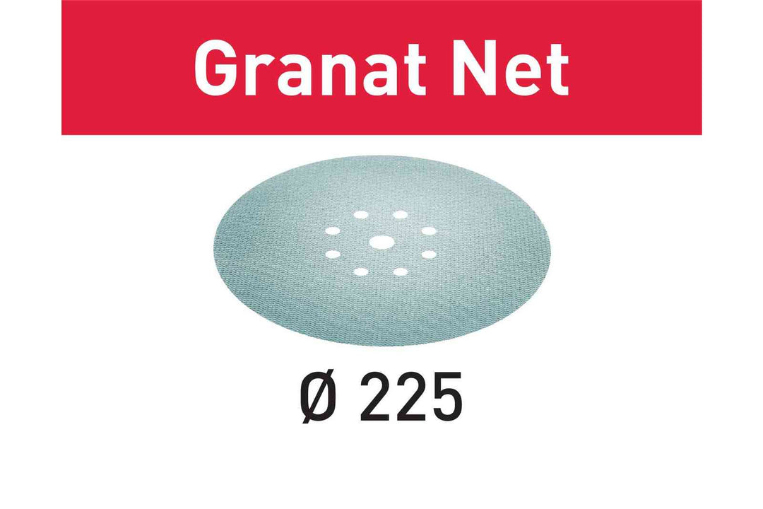 FESTOOL Abrasive Net Granat Net STF D225 (25 PACK)