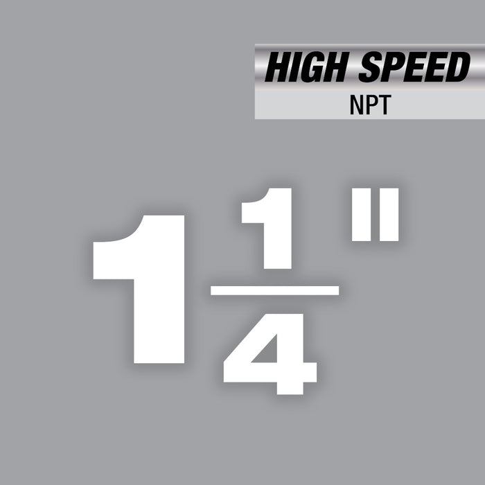 Troquel de roscado de tubos portátil NPT de ALTA VELOCIDAD de 1-1/4" MILWAUKEE