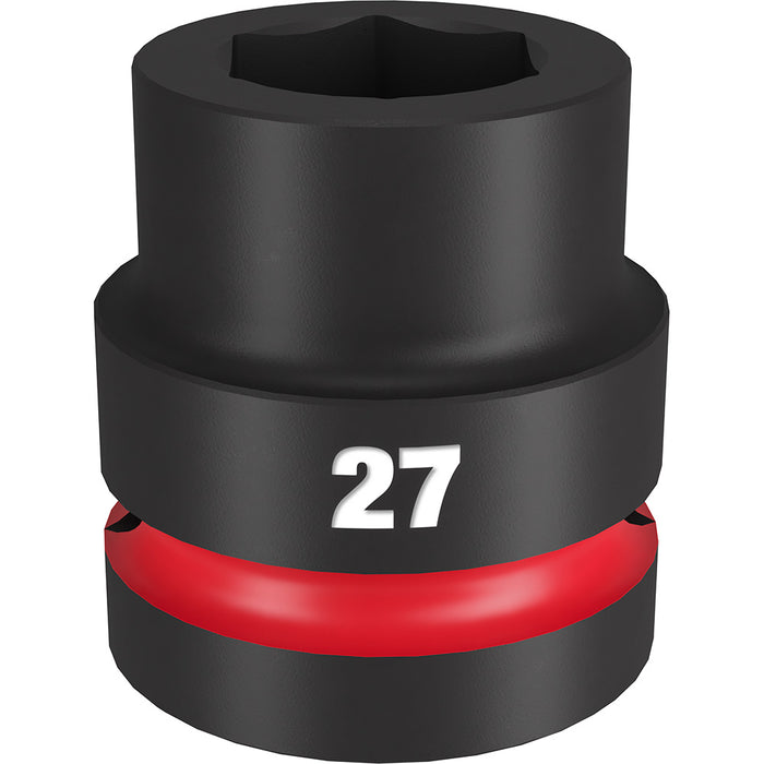 MILWAUKEE SHOCKWAVE Impact Duty 1" Drive 27MM Dado estándar de 6 puntos